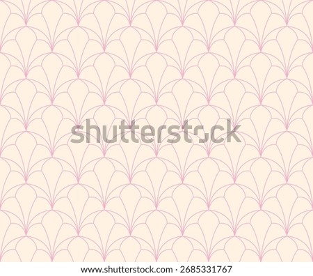 Classic Art Deco Seamless Pattern. Geometric Stylish Texture. Abstract Retro Vector Texture.