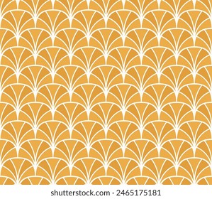 Classic art deco vector seamless pattern. Abstract vintage background. Geometric damask texture.