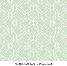 Classic art deco vector seamless pattern. Abstract vintage background. Geometric damask texture.
