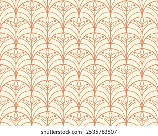 Vector art deco clásico sin patrón. Abstractas fondo vintage. Textura geométrica de damasco.