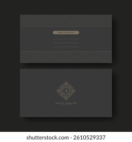 classic art message card design