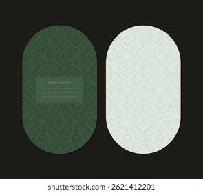 classic art message card design