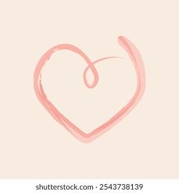 Classic artistic vector heart design made with brush line ready for love events like Wedding, Health, Business, Valentine’s Day or Anniversaries among others. 100% vector fully resizable.