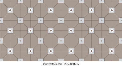 Patrón geométrico clásico asiático. Fondo geométrico de mosaico clásico. Baldosa monocroma. Plantilla para el diseño de baldosas, tapices, alfombras, interiores, tejidos, textiles. Ilustración del vector