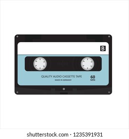 A classic audio Cassette in vector format