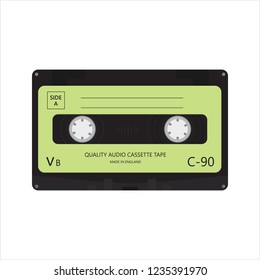 A classic audio Cassette in vector format