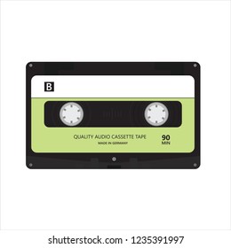 A classic audio Cassette in vector format