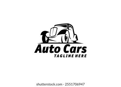 Clássico Auto carro veículo logotipo Design Silhueta Inspiração