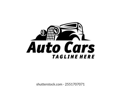 Clássico Auto carro veículo logotipo Design Silhueta Inspiração