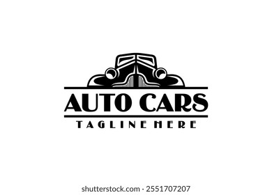 Classic Auto Car Vehicle Logo Design Silhoutte Inspiration