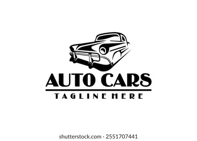 Clássico Auto carro veículo logotipo Design Silhueta Inspiração