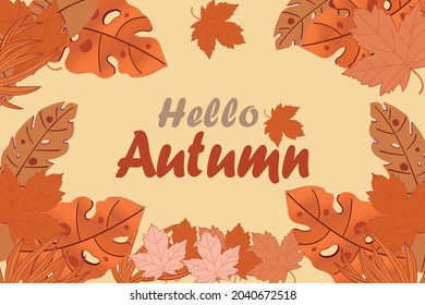 klassischer Herbstblatt-Hintergrund