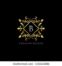 Classic B Letter Elegant Ornamental Logo