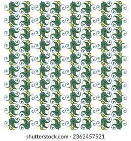 classic background with floral ornament