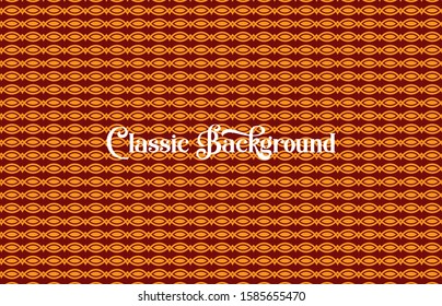 Classic Background, Vintage Background template - vector