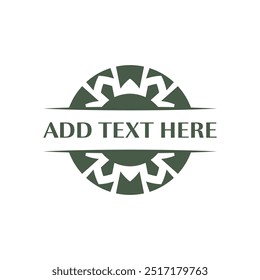 Diseño clásico de la insignia con el texto adaptable conveniente para los logotipos y los sellos