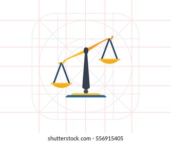Icono de balance clásico