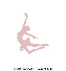 classic ballet dancer, logo icon
