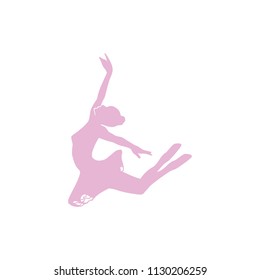 classic ballet dancer, logo icon