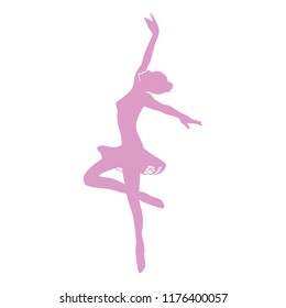 classic ballet dancer, logo icon