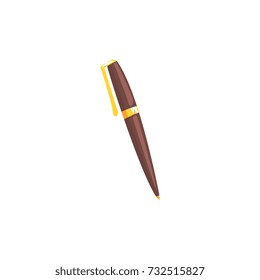 Classic ballpoint pen cartoon vector Illustration