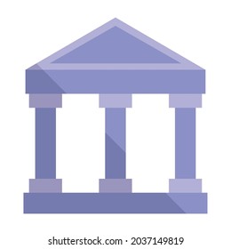 classic bank illustration over white