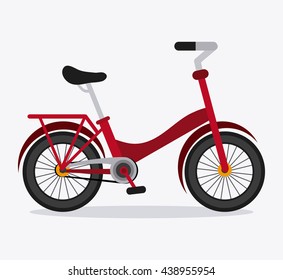 Classic Bicycle. bike icon. sport concept. vector graphic 