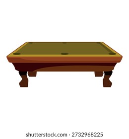 Classic billiard table representing leisure and competition, ideal for game rooms or entertainment venues