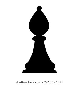 A classic black chess king piece, symbolizing leadership and strategy, set against a plain white background for focus and clarity.
