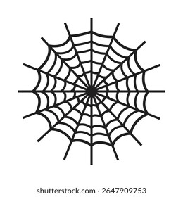 Classic Black Spider Web Design
