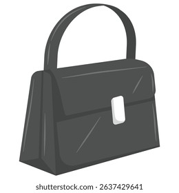 Classic black stylish handbag design