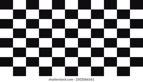 Classic Black and White Checkerboard Pattern – Timeless Geometric Design, Bold Contrast, Perfect for Digital Art, Web Design, Graphic Projects, Home Décor, and Fashion. High-Resolution and Versatile 