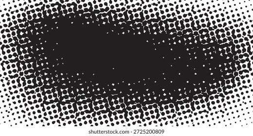 Fondo clásico del patrón del punto del semitono blanco y negro