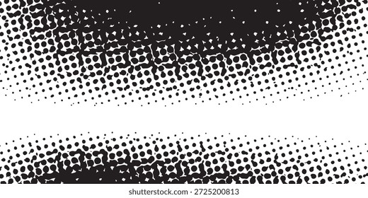 Plano de fundo clássico de ponto de meio-tom preto e branco