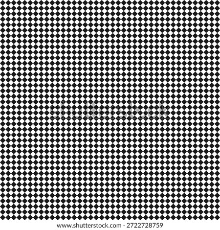 Classic black and white rhombus seamless pattern. Simple geometric diamond pattern