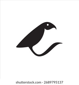 Logotipo clásico de Vector en blanco y negro, una ilustración de doodle de silueta en Formas geométricas y líneas limpias. El diseño está sobre un fondo blanco, con el objetivo de equilibrio, simetría y claridad visual