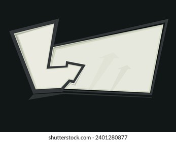Classic blank, banner advertising, promotion and sale billboard, sign for cinema theater or casino. Vegas style neon light	