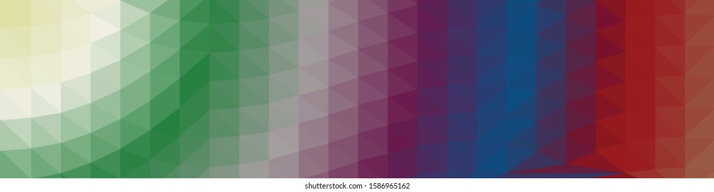 Classic Blue Abstract trianglify Generative Art background illustration