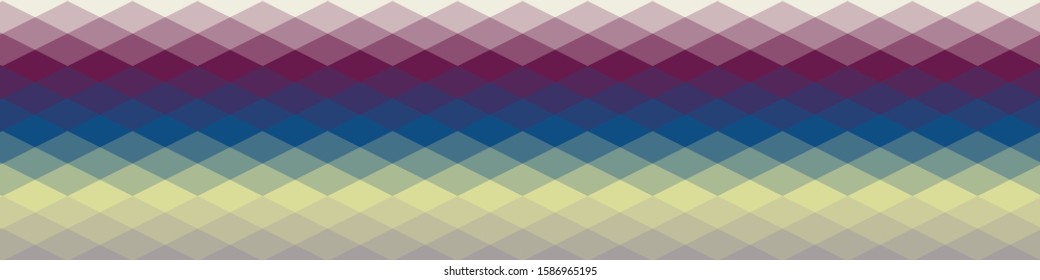 Classic Blue Abstract trianglify Generative Art background illustration