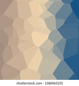 Classic Blue Abstract trianglify Generative Art background illustration