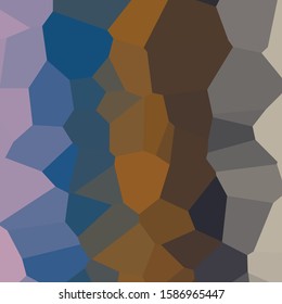 Classic Blue Abstract trianglify Generative Art background illustration