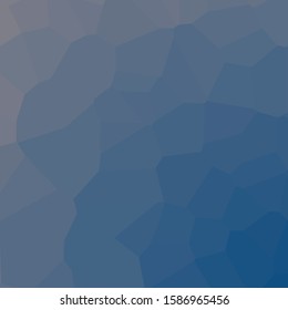 Classic Blue Abstract trianglify Generative Art background illustration