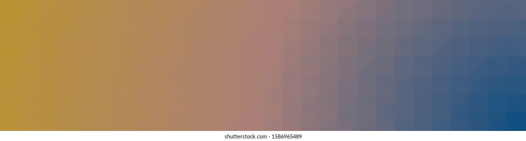 Classic Blue Abstract trianglify Generative Art background illustration