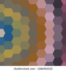 Classic Blue Abstract trianglify Generative Art background illustration