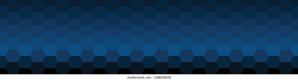 Classic Blue Abstract trianglify Generative Art background illustration