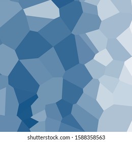 Classic Blue Abstract trianglify Generative Art background illustration