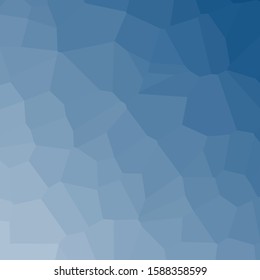 Classic Blue Abstract trianglify Generative Art background illustration