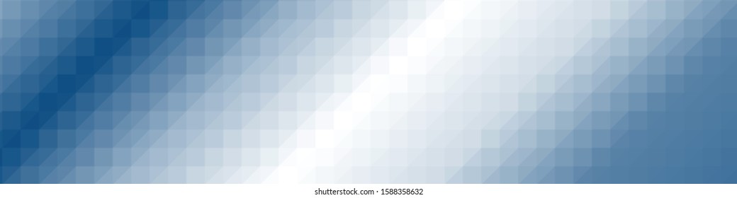 Classic Blue Abstract trianglify Generative Art background illustration