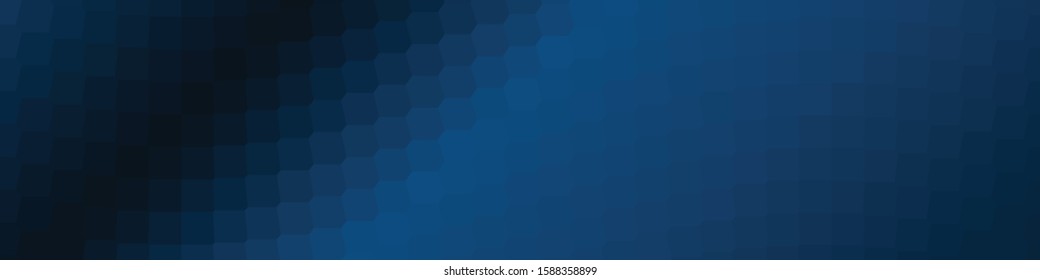 Classic Blue Abstract trianglify Generative Art background illustration