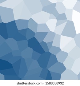 Classic Blue Abstract trianglify Generative Art background illustration